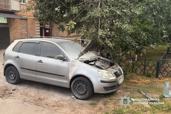 У Звенигородці затримали 38-річного чоловіка, який підпалив автівку