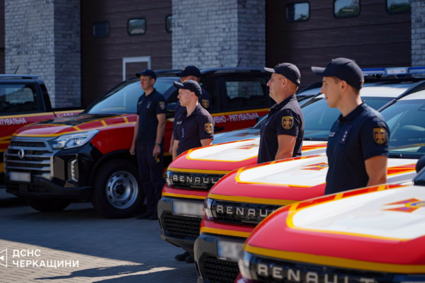 Автопарк ДСНС Черкащини поповнився вісьмома новими автомобілями