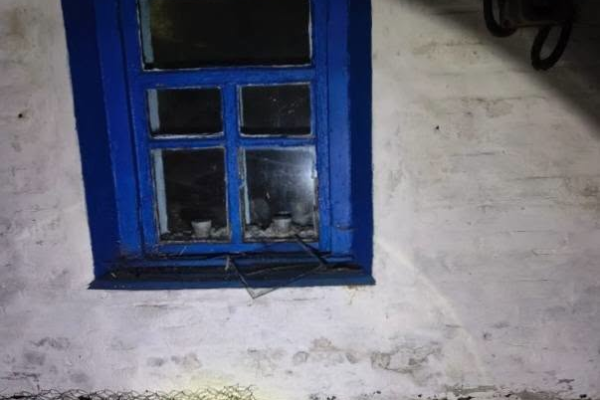 На Черкащині уламки ворожого дрона пошкодили будинки та лінію електропередач (ФОТО)