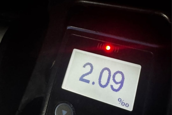 У Черкасах п’яного водія із 2,09 проміле зупинили на зустрічній смузі