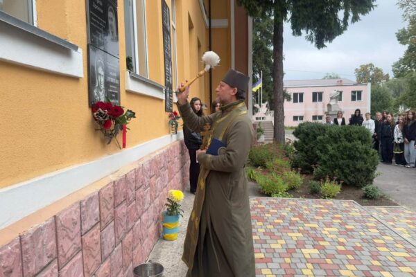 У Чигирині відкрили меморіальні дошки на честь загиблих військових