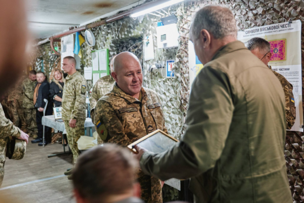 Табурець нагородив бійців 118-ї бригади Сил тероборони