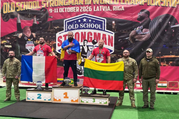 Ветеран із Черкас став чемпіоном світу з військового богатирського багатоборства