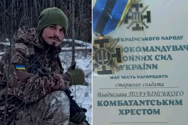 Військовослужбовця з Черкащини відзначили нагородою Головнокомандувача ЗСУ